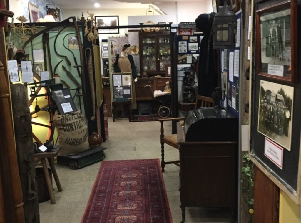 View of a busy micromuseum