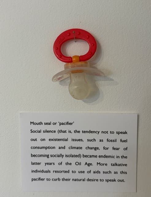 A child's dummy amusingly mislabelled